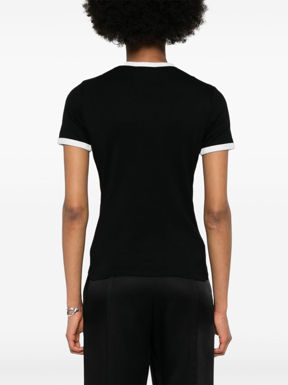 Courreges Women Signature Contrast T-Shirt COURREGES