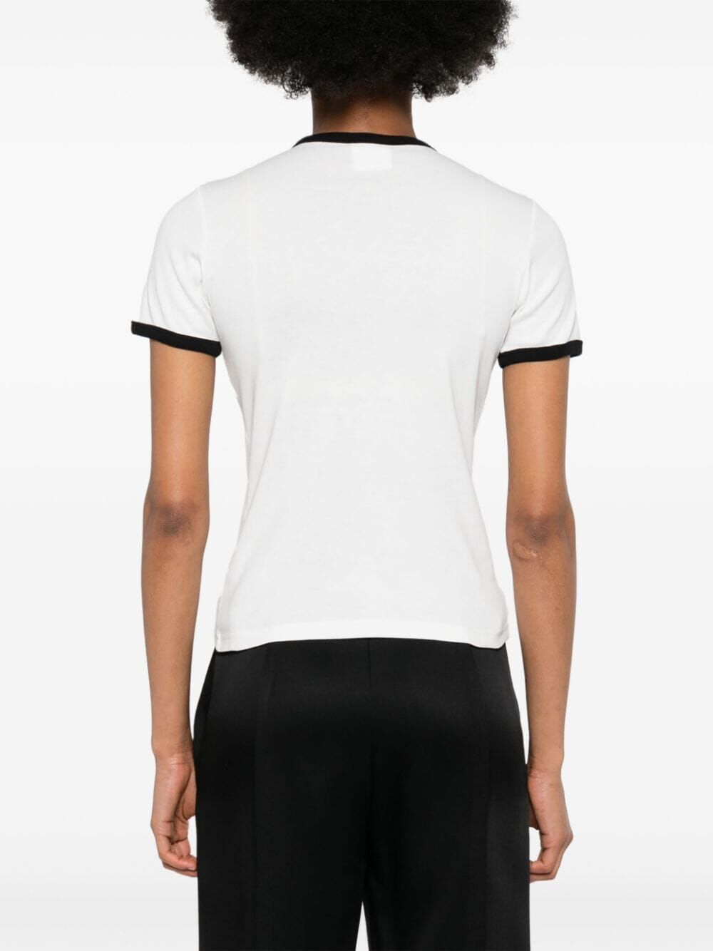 Courreges Women Signature Contrast T-Shirt COURREGES