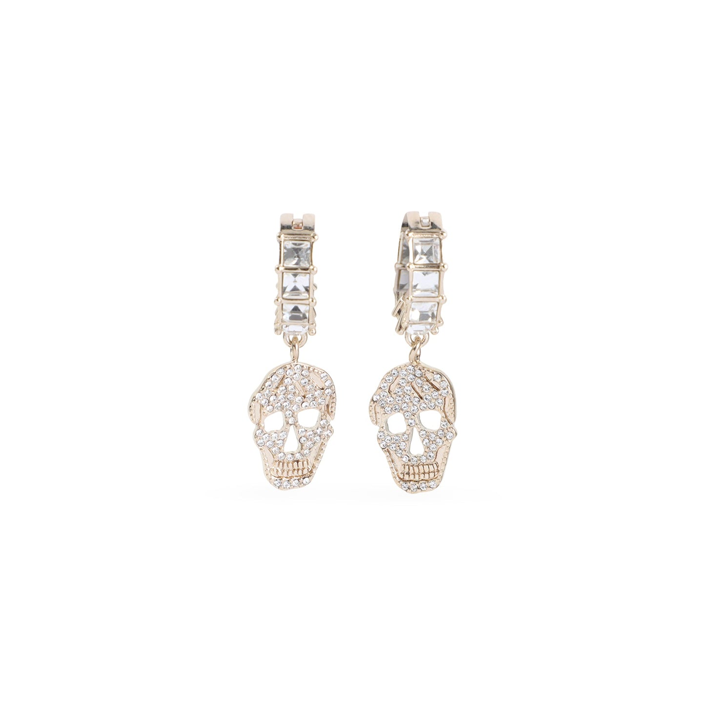 Alexander Mcqueen Pavã¨ Skull Earrings Women ALEXANDER MCQUEEN