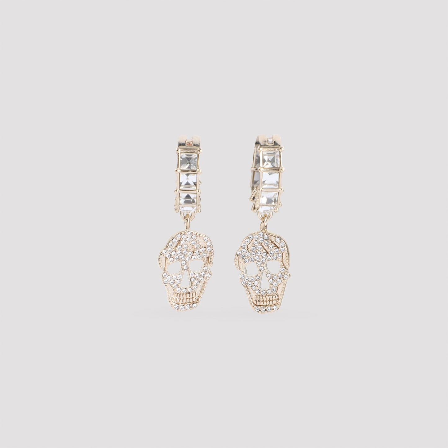 Alexander Mcqueen Pavã¨ Skull Earrings Women ALEXANDER MCQUEEN