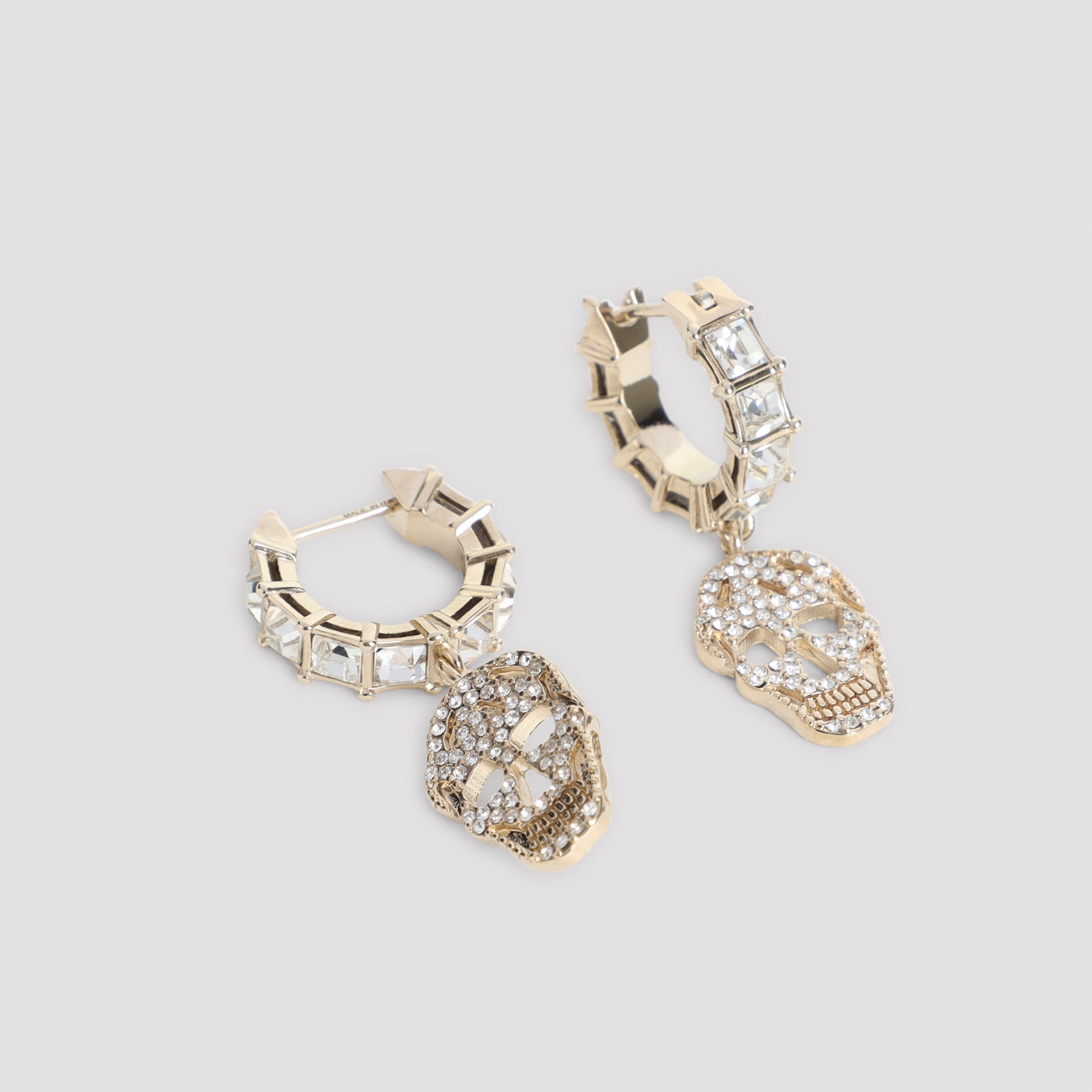 Alexander Mcqueen Pavã¨ Skull Earrings Women ALEXANDER MCQUEEN