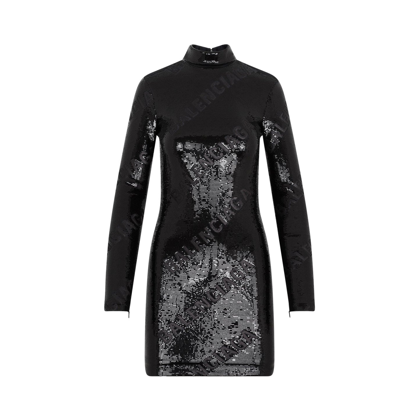 Balenciaga Turtleneck Dress Women BALENCIAGA