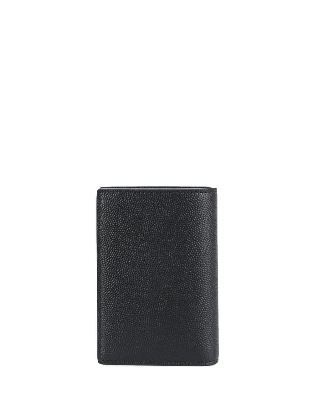 Grain De Poudre Leather Bi-Fold Card Wallet Women SAINT LAURENT
