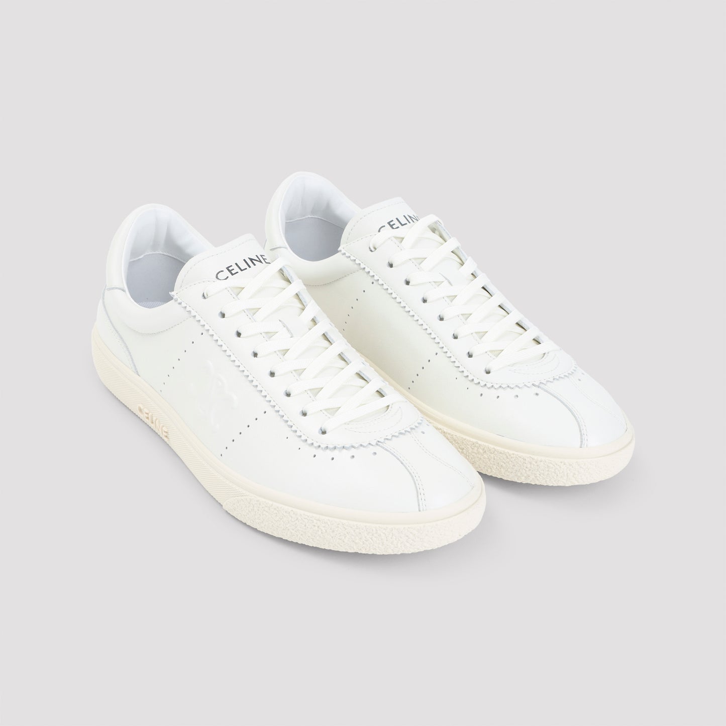 Celine Low Lace-Up Sneakers With Triomphe Men CELINE