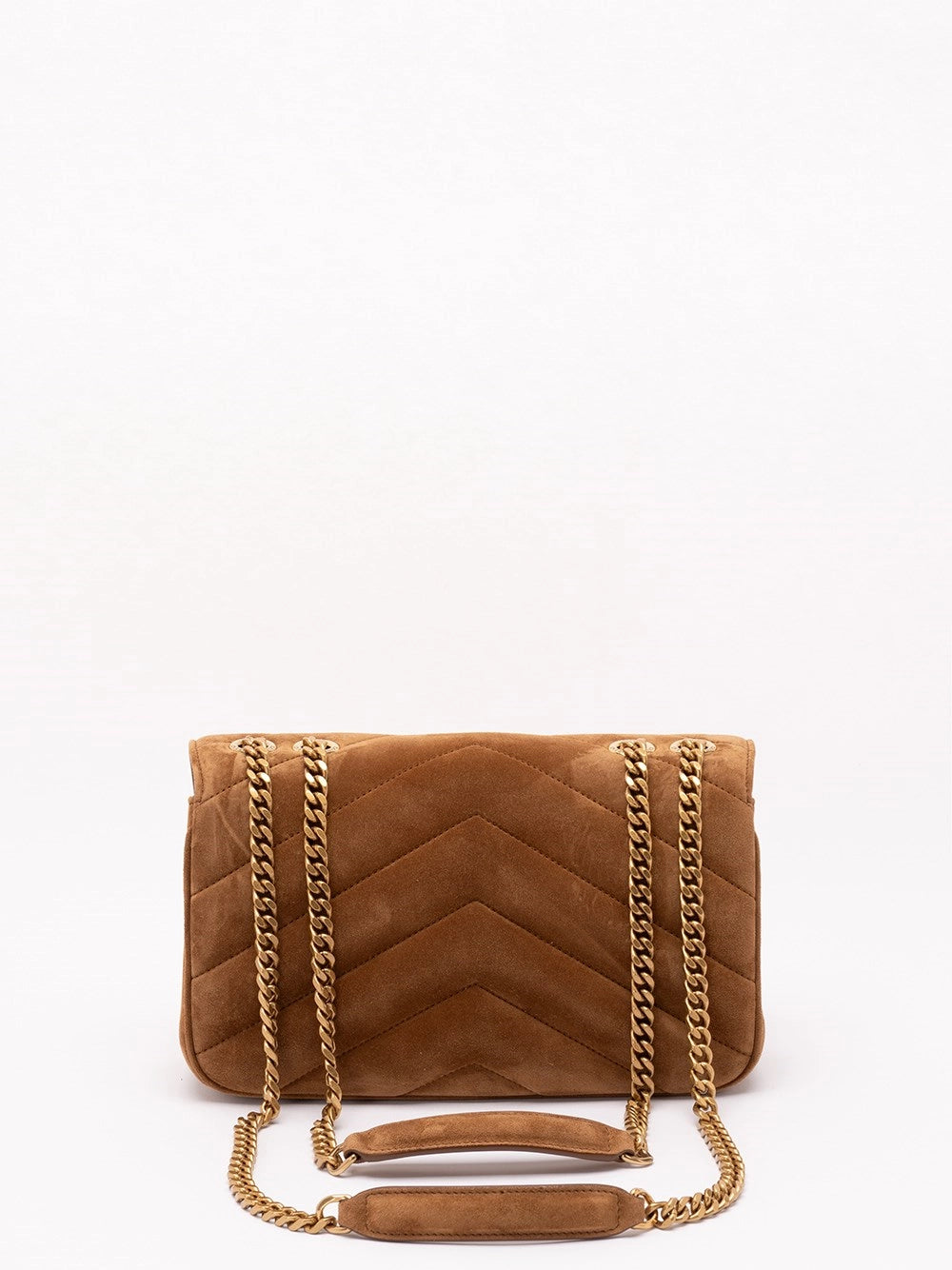 Saint Laurent Women Loulou Small In Matelasse Suede SAINT LAURENT