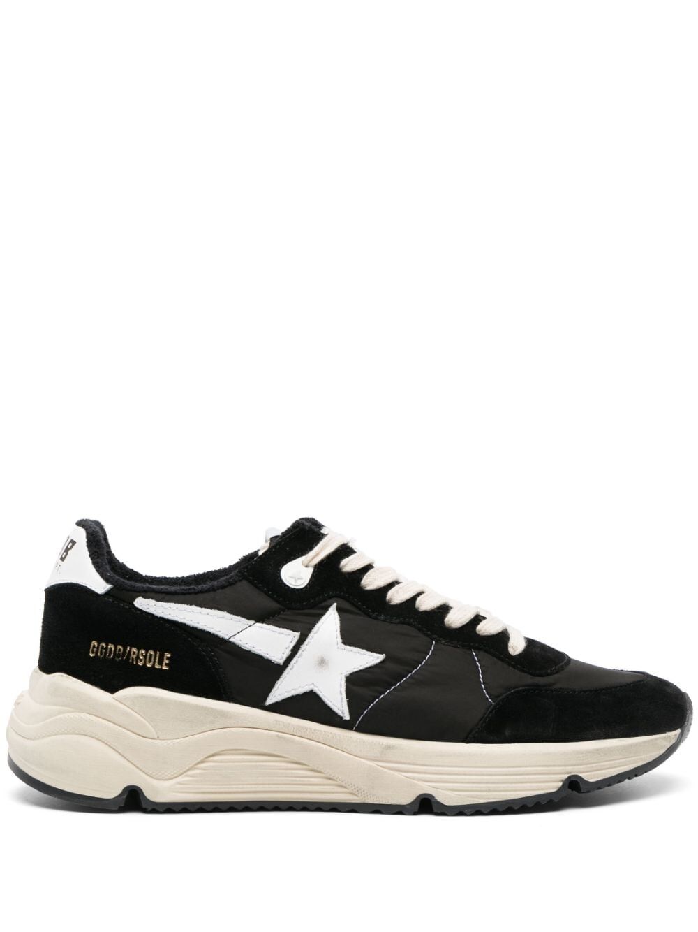 Golden Goose Men Fabric And Suede Running Sole Sneakers GOLDEN GOOSE