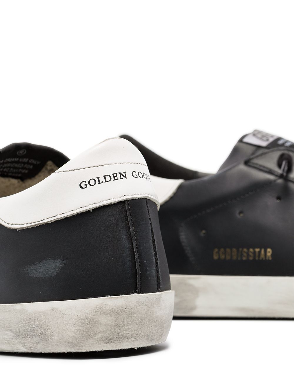 Golden Goose Men Super-Star Distressed-Effect Leather Sneakers GOLDEN GOOSE