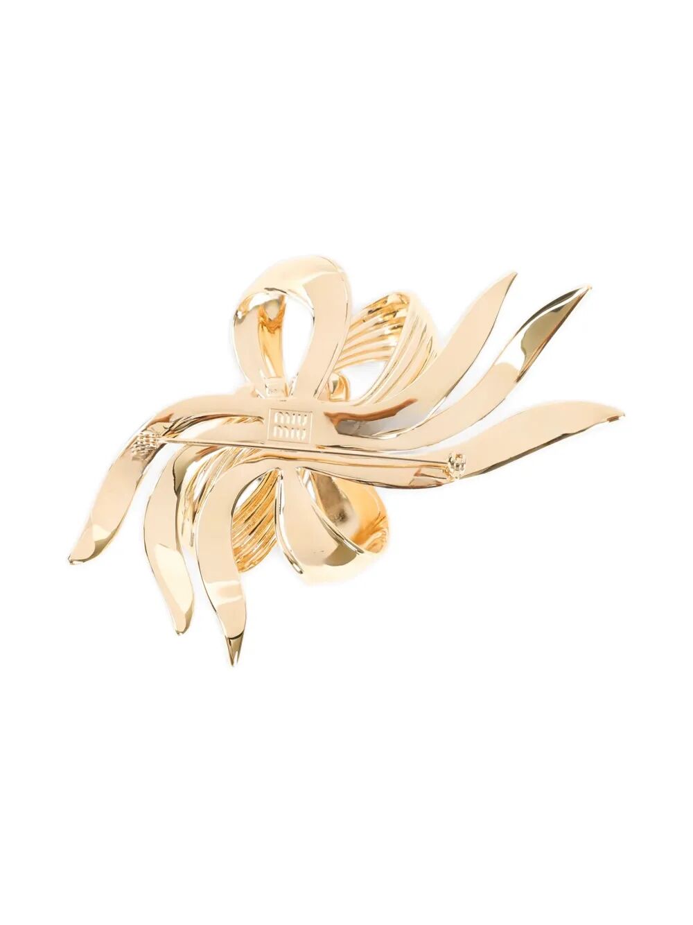 Miu Miu Women Tourbillon Metal Brooch MIU MIU
