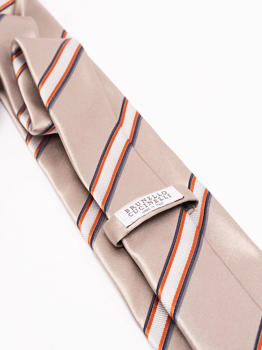 Brunello Cucinelli Men Textured Stripe Tie BRUNELLO CUCINELLI