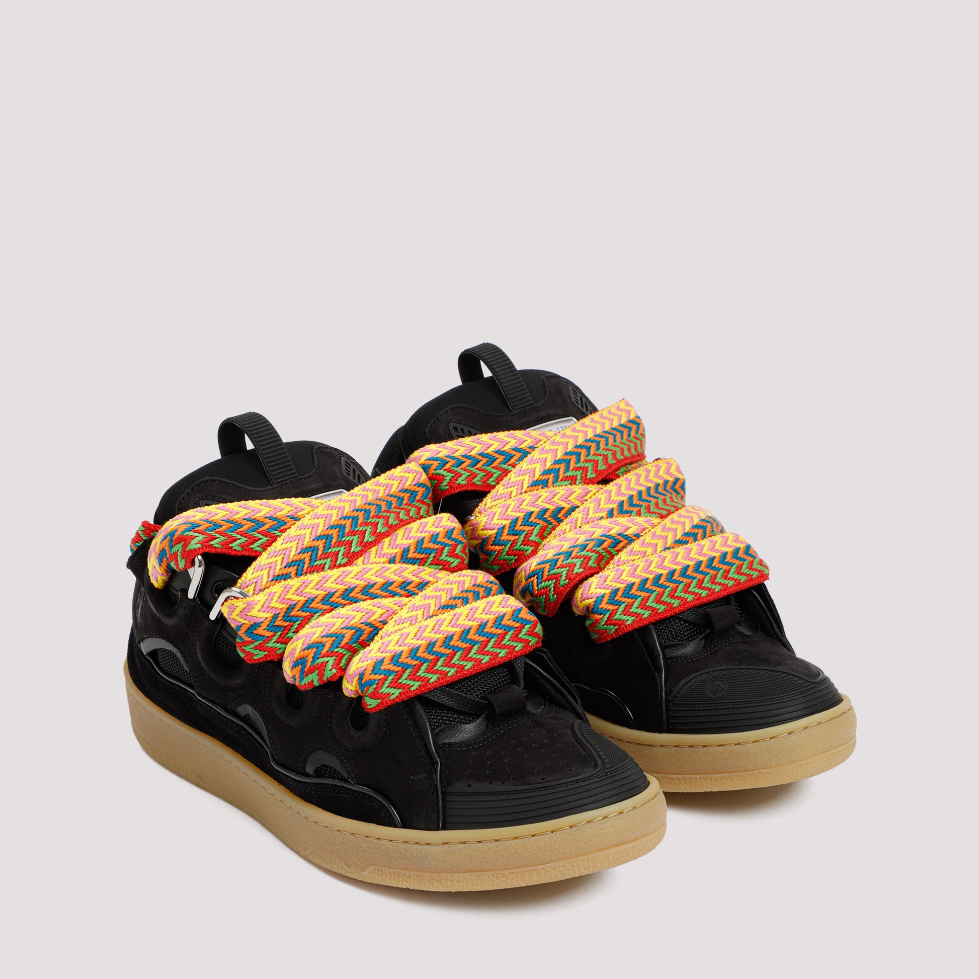 Lanvin Leather Curb Sneakers Unisex LANVIN