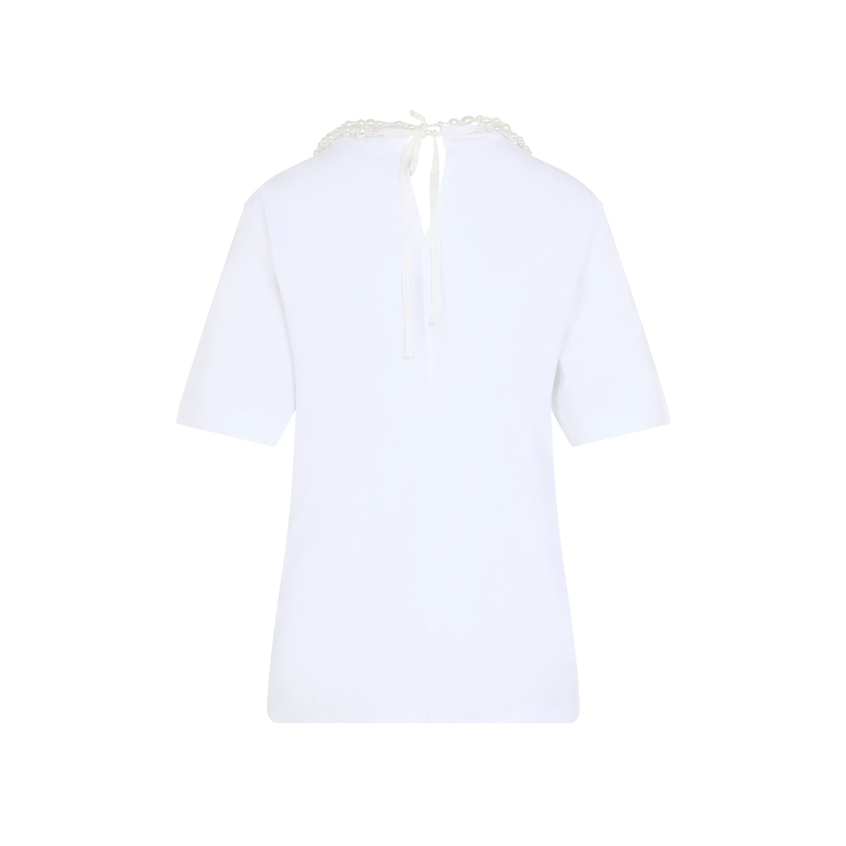 Carven Pearl Necklace T-Shirt Women CARVEN