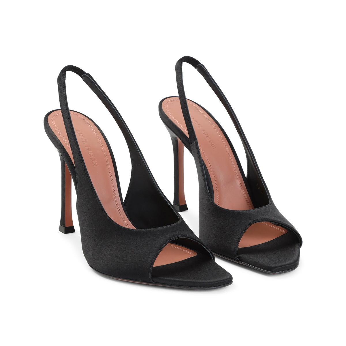 Amina Muaddi Alexa 105 Satin Slinback Women AMINA MUADDI