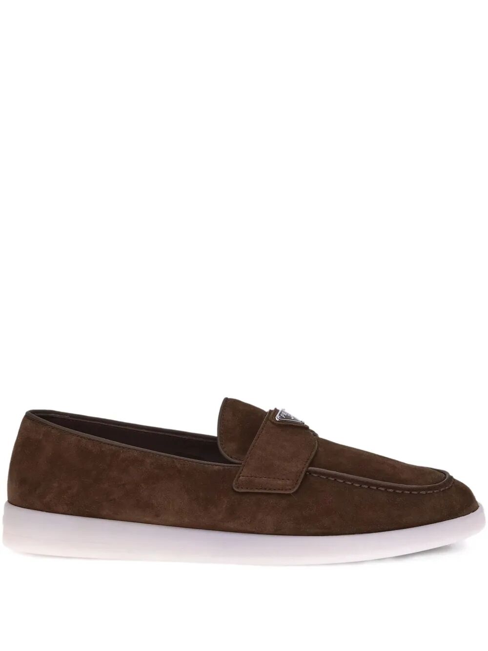 Prada Men Soft Suede Loafers PRADA