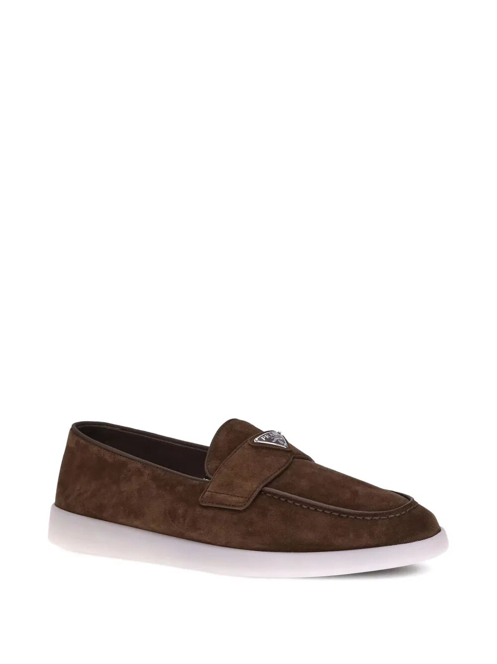 Prada Men Soft Suede Loafers PRADA