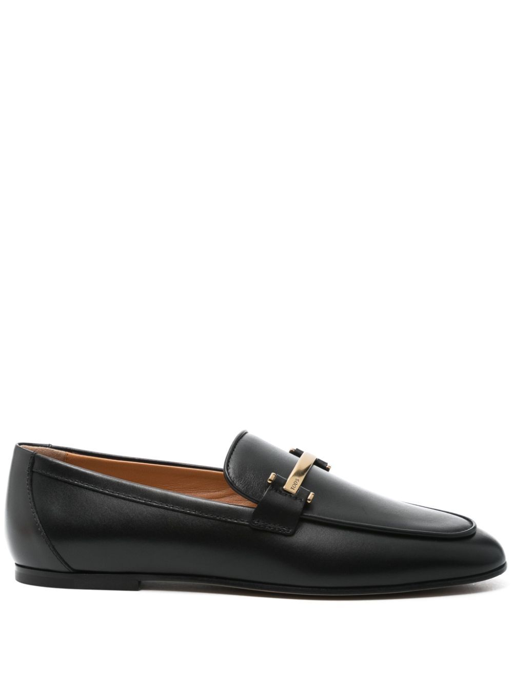 Tod's Women Branded Metal Bar Leather Loafers TOD'S