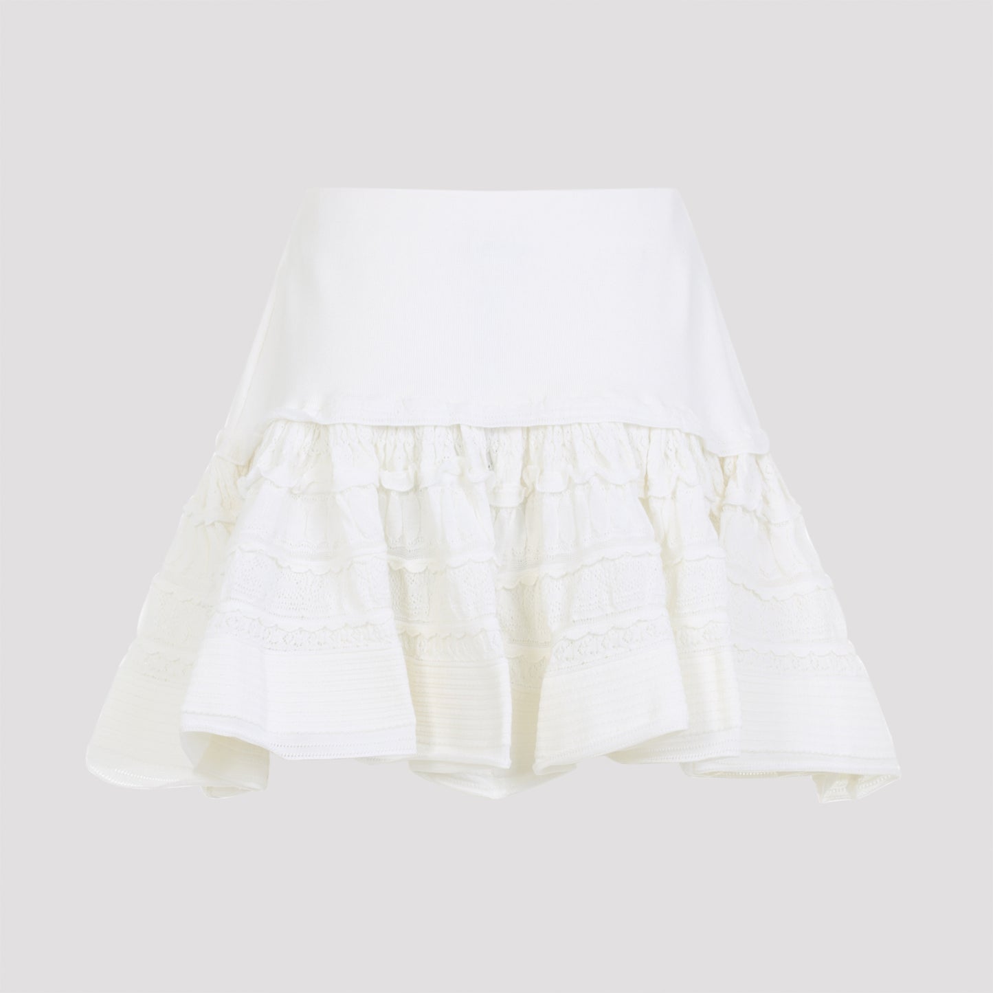 Alaïa Ruffle Mini Skirt Women ALAIA