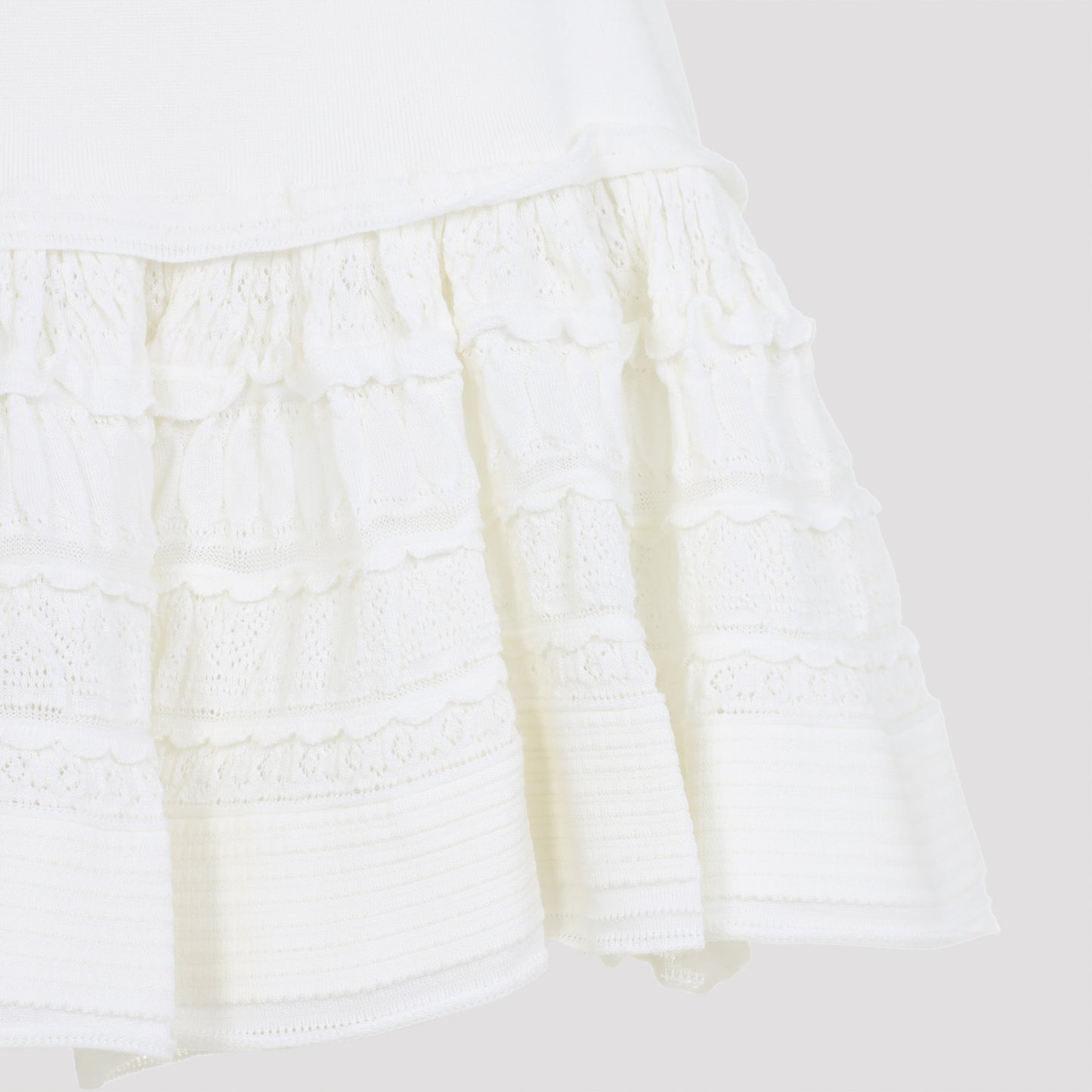 Alaïa Ruffle Mini Skirt Women ALAIA