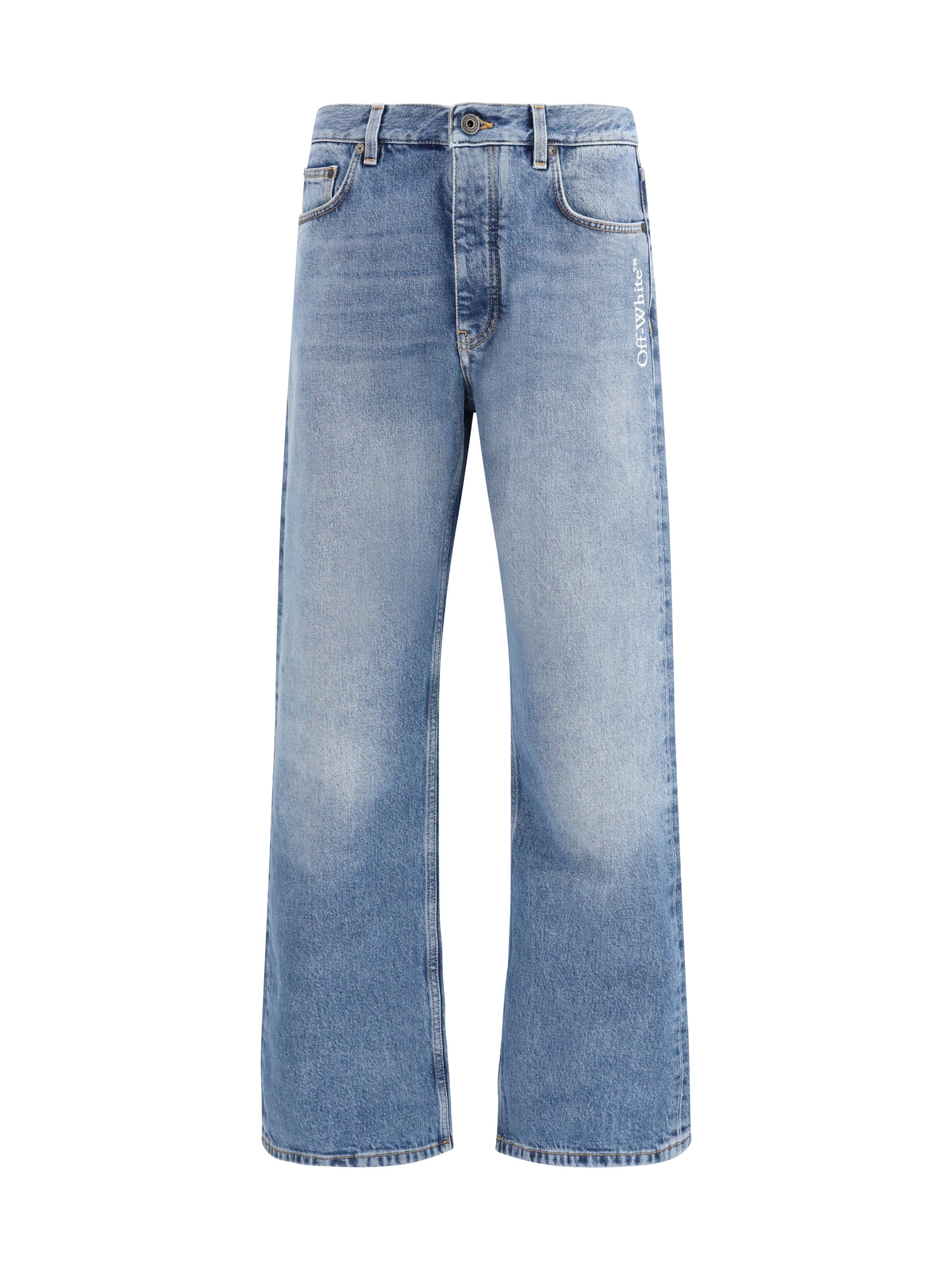Off-White Men Half Arrow Slim Relaxed Jeans OFF-WHITE