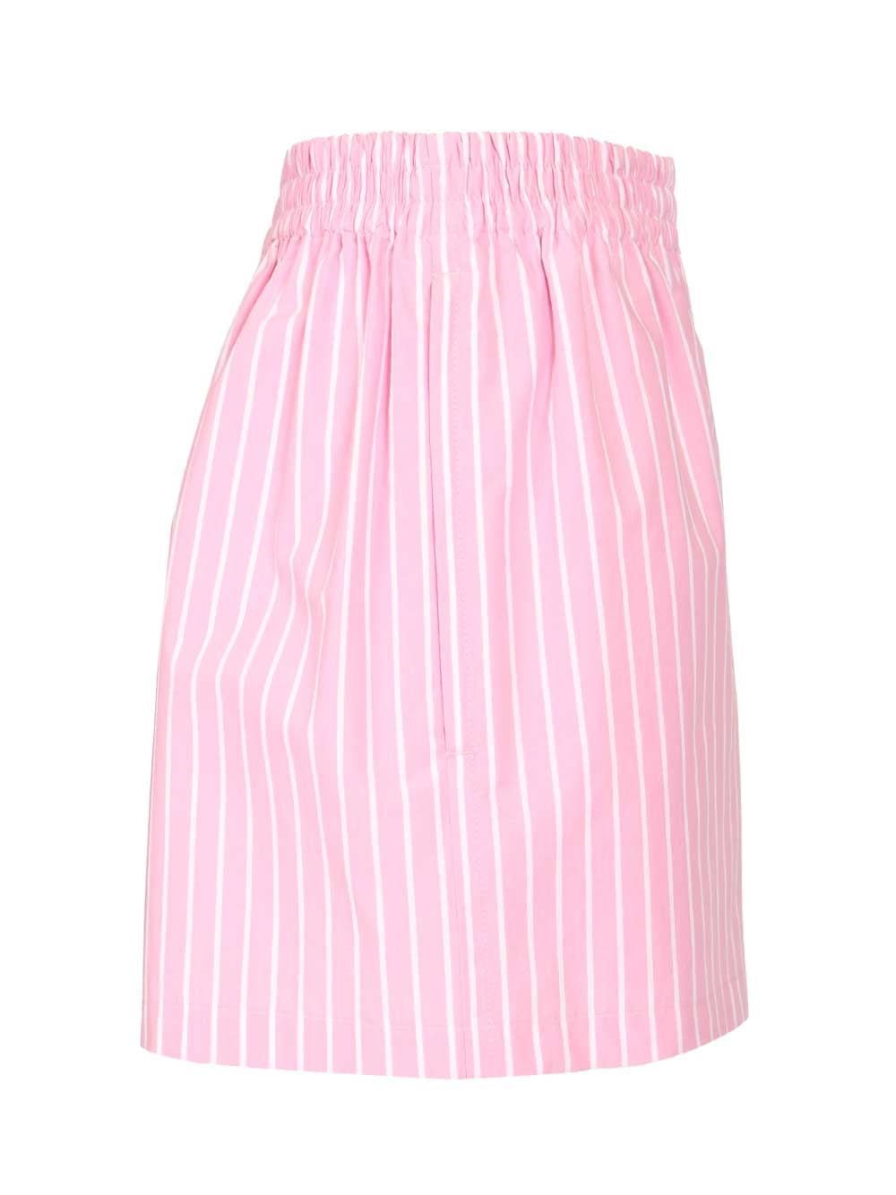 Balenciaga Women Striped Cotton Poplin Boxers BALENCIAGA