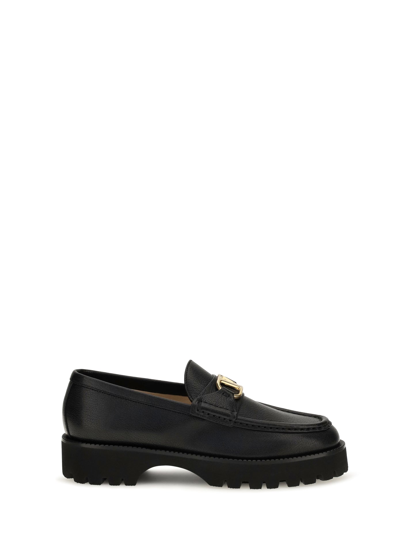 Valentino Garavani Women Vlogo Signature Leather Loafers VALENTINO GARAVANI