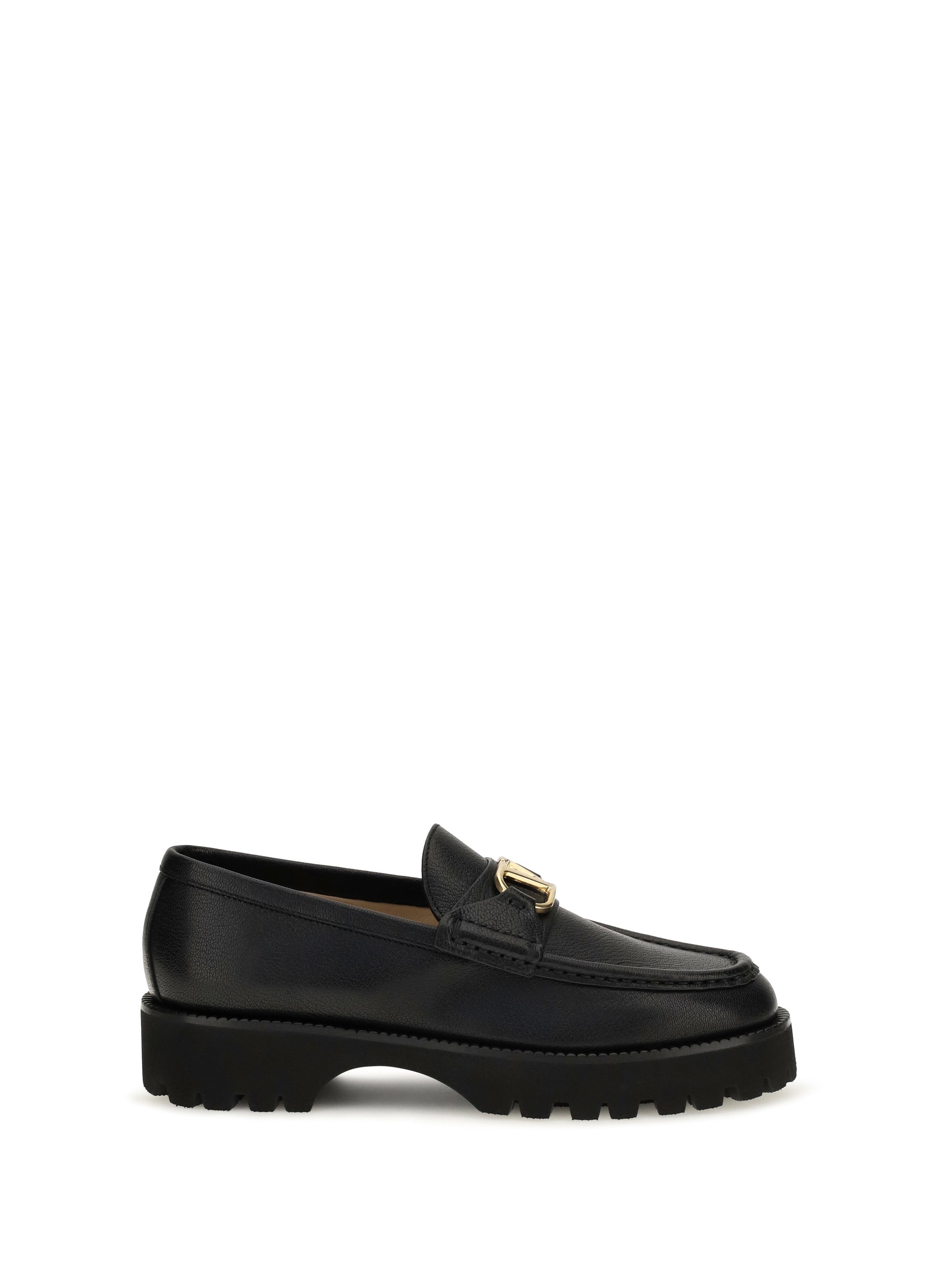 Valentino Garavani Women Vlogo Signature Leather Loafers VALENTINO GARAVANI