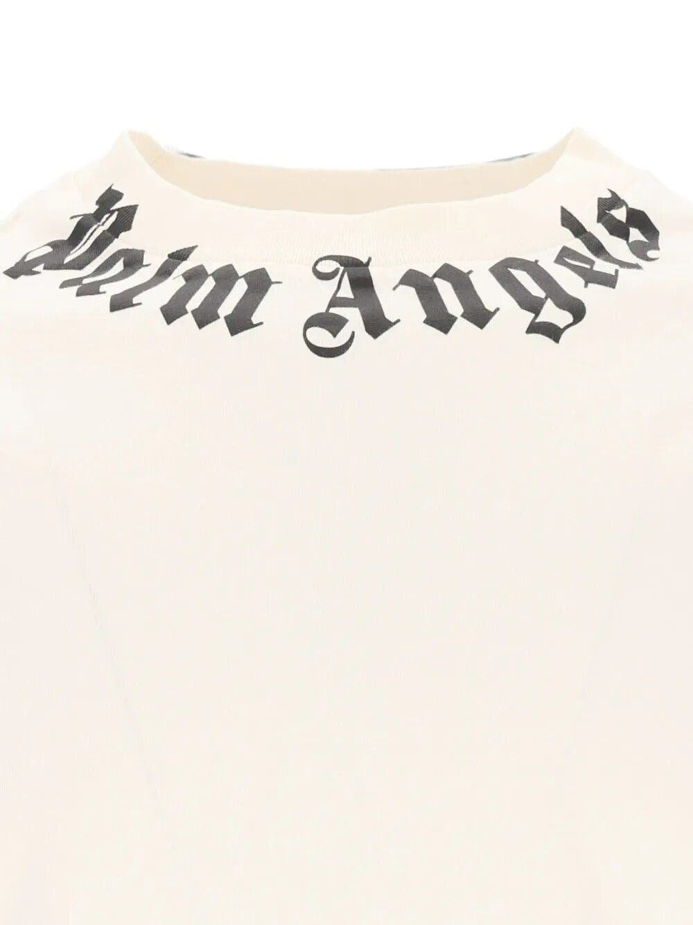 Palm Angels Men Neck Logo T-Shirt PALM ANGELS