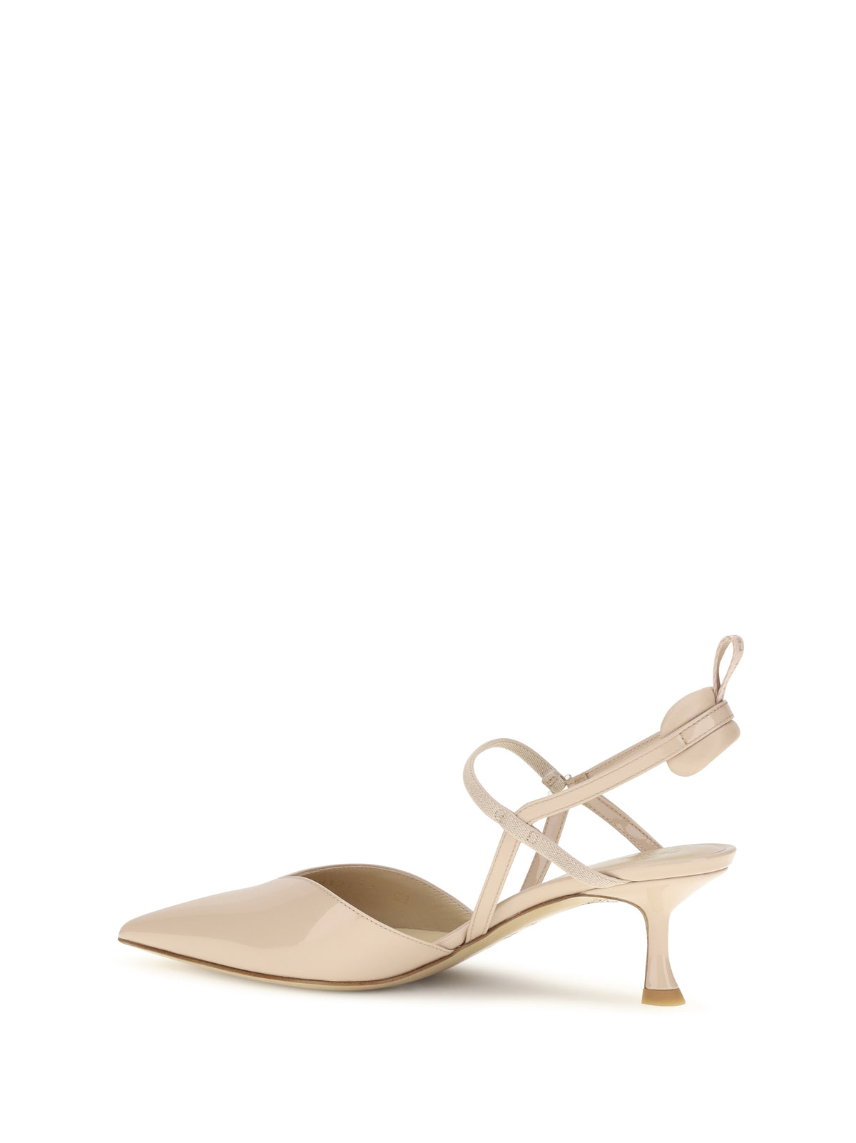 Fendi Women Patent Leather Colibrì Slingback Pumps FENDI