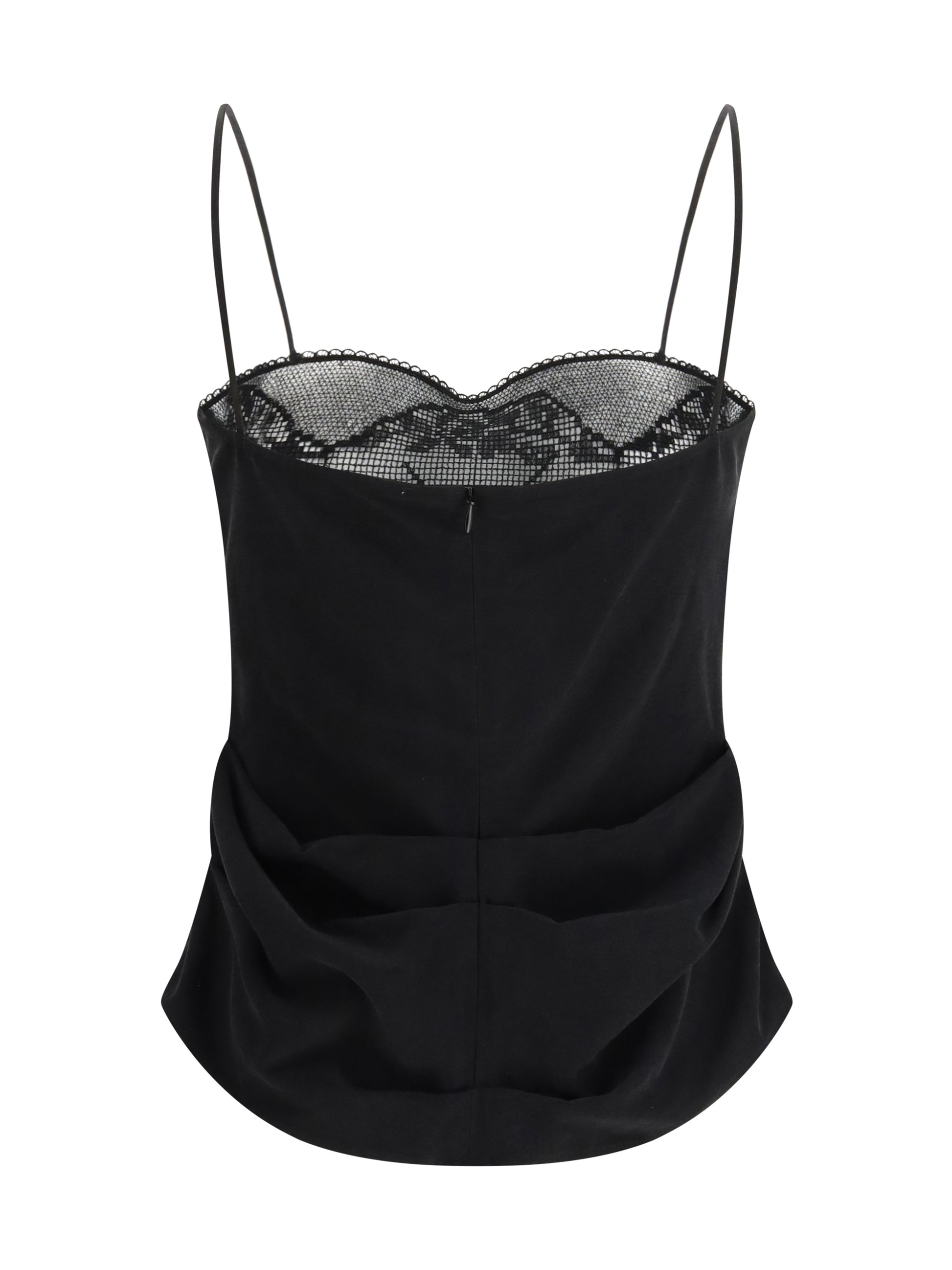 Magda Butrym Women Silk Draped Top MAGDA BUTRYM