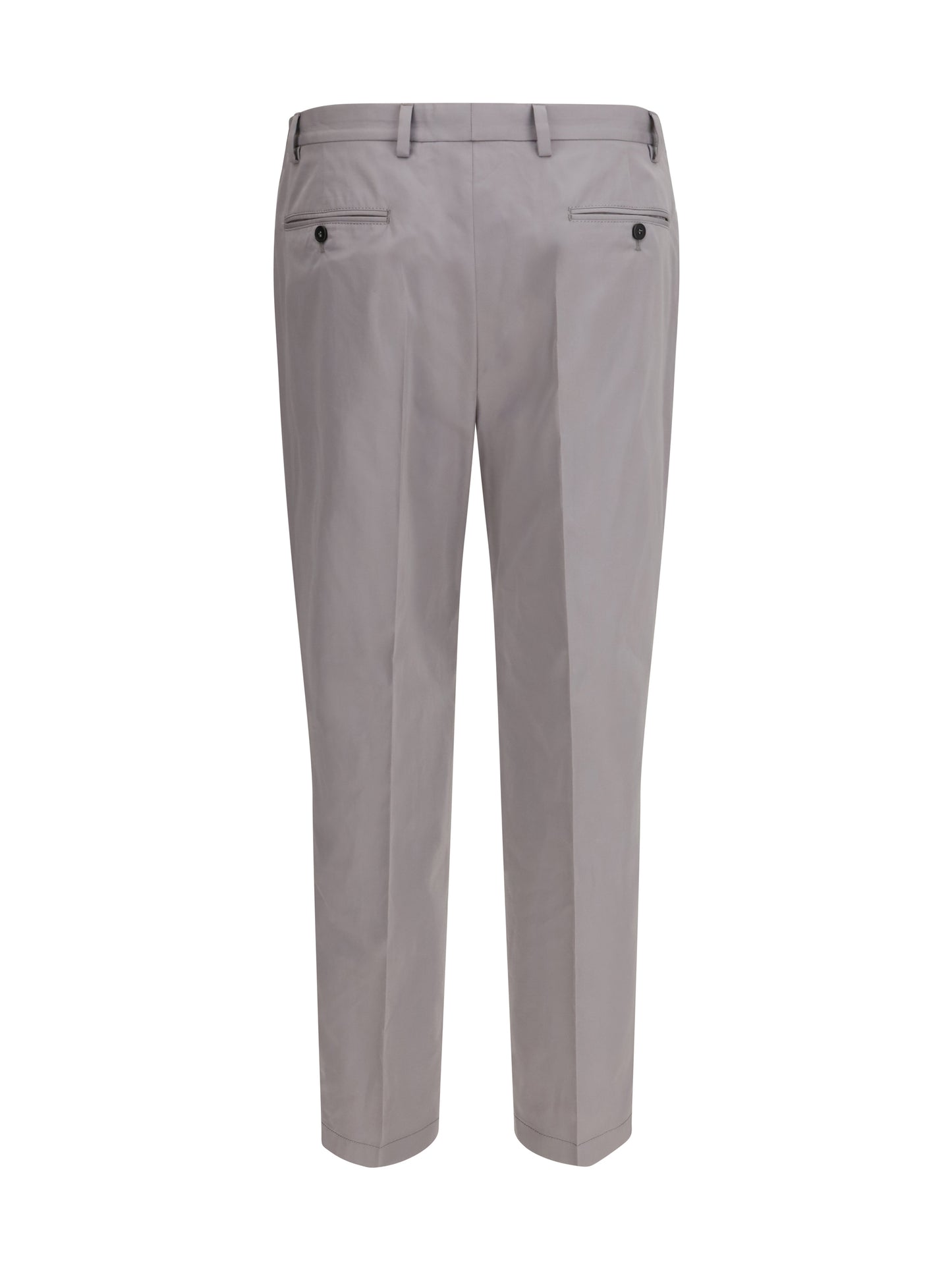 Prada Men Tailored Cotton Poplin Pants PRADA