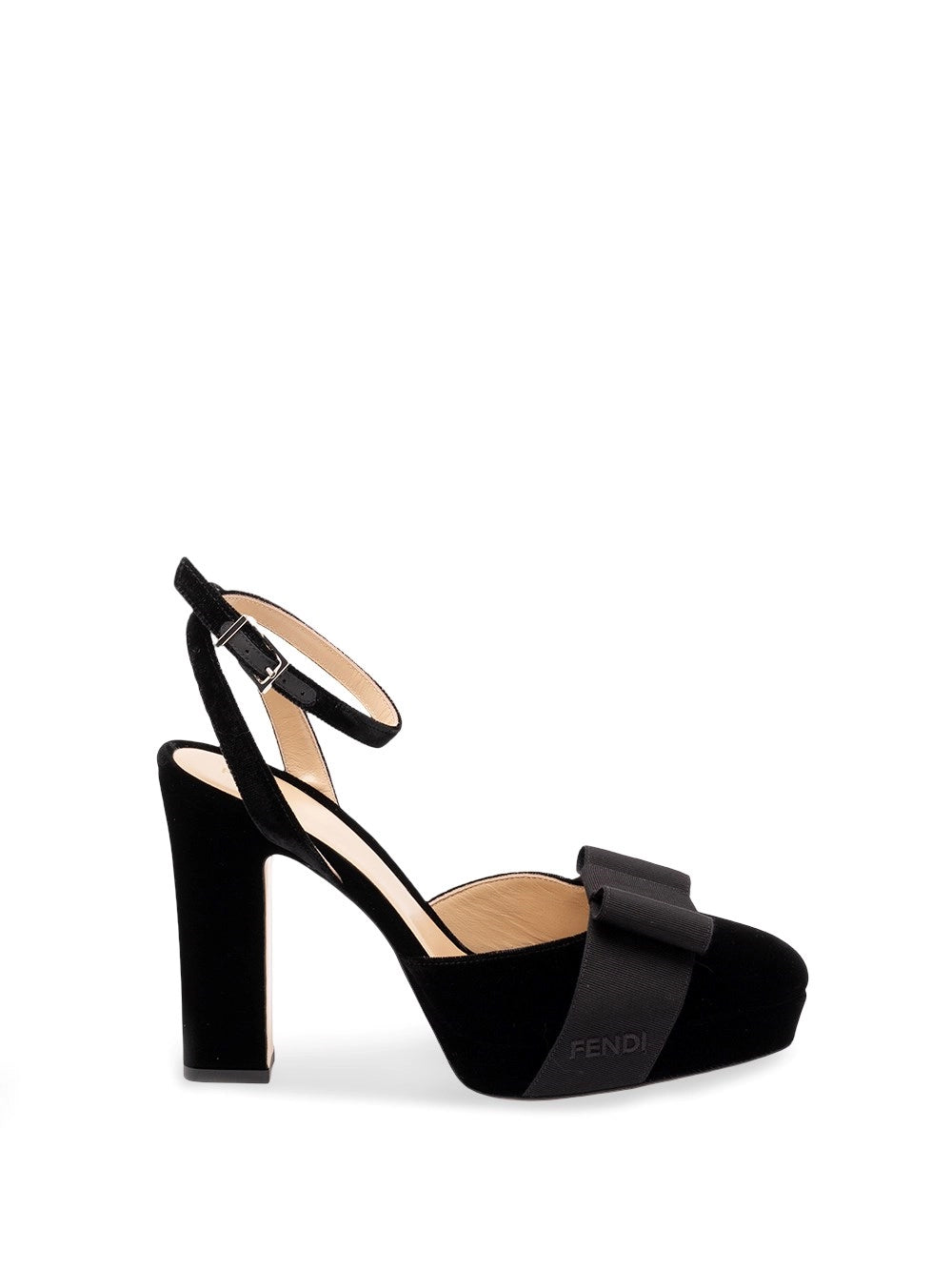 Fendi Women Velvet Slingback FENDI