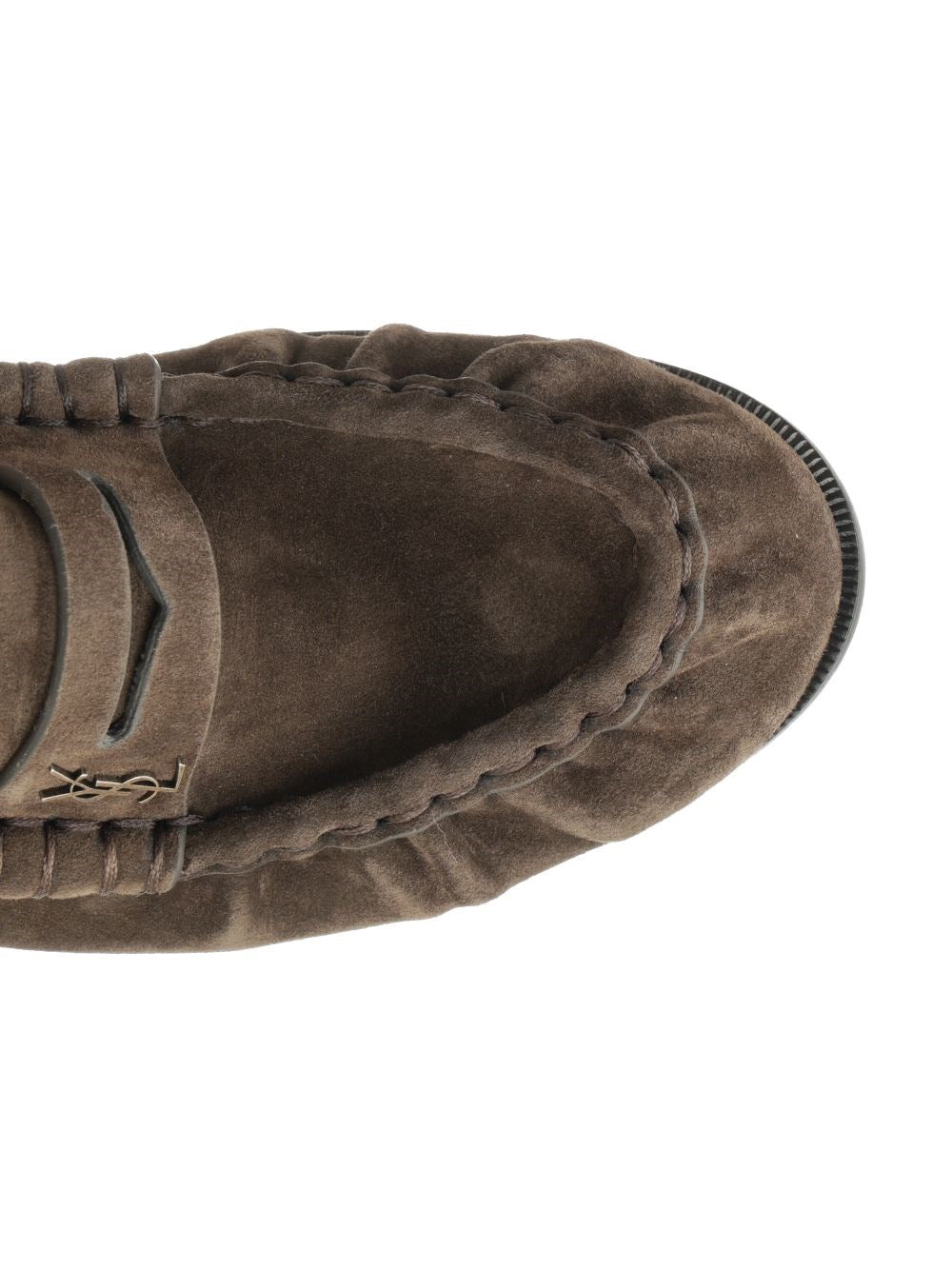 Saint Laurent Men Le Loafer Suede Moccasin SAINT LAURENT