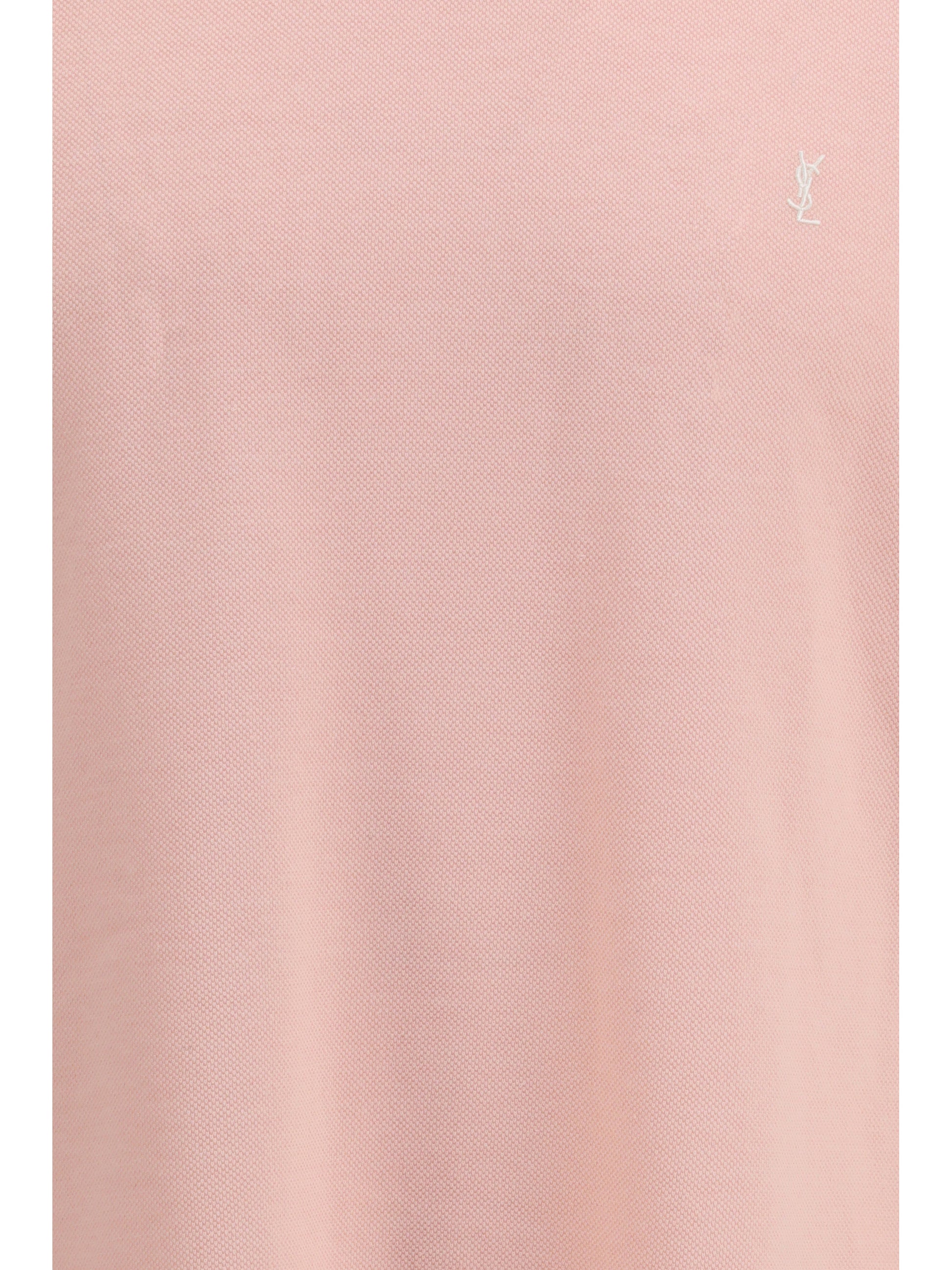 Saint Laurent Men Cassandre Piqué T-Shirt SAINT LAURENT