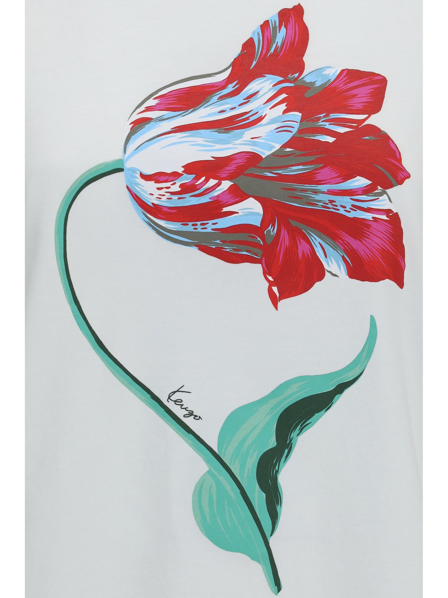 Kenzo Women Kenzo Tulip Cotton T-Shirt KENZO