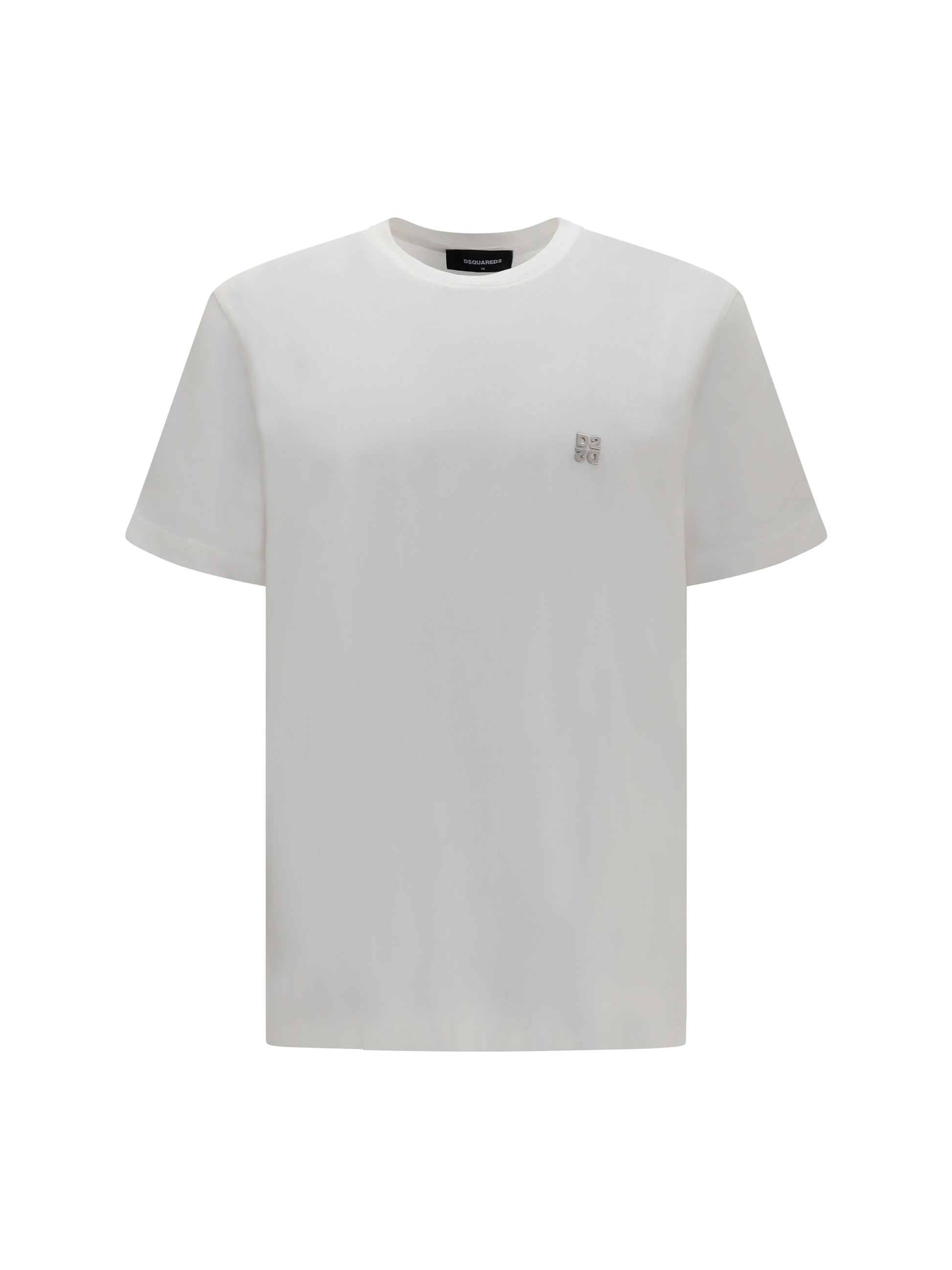 Dsquared2 Men Metal D2 Cotton T-Shirt DSQUARED2