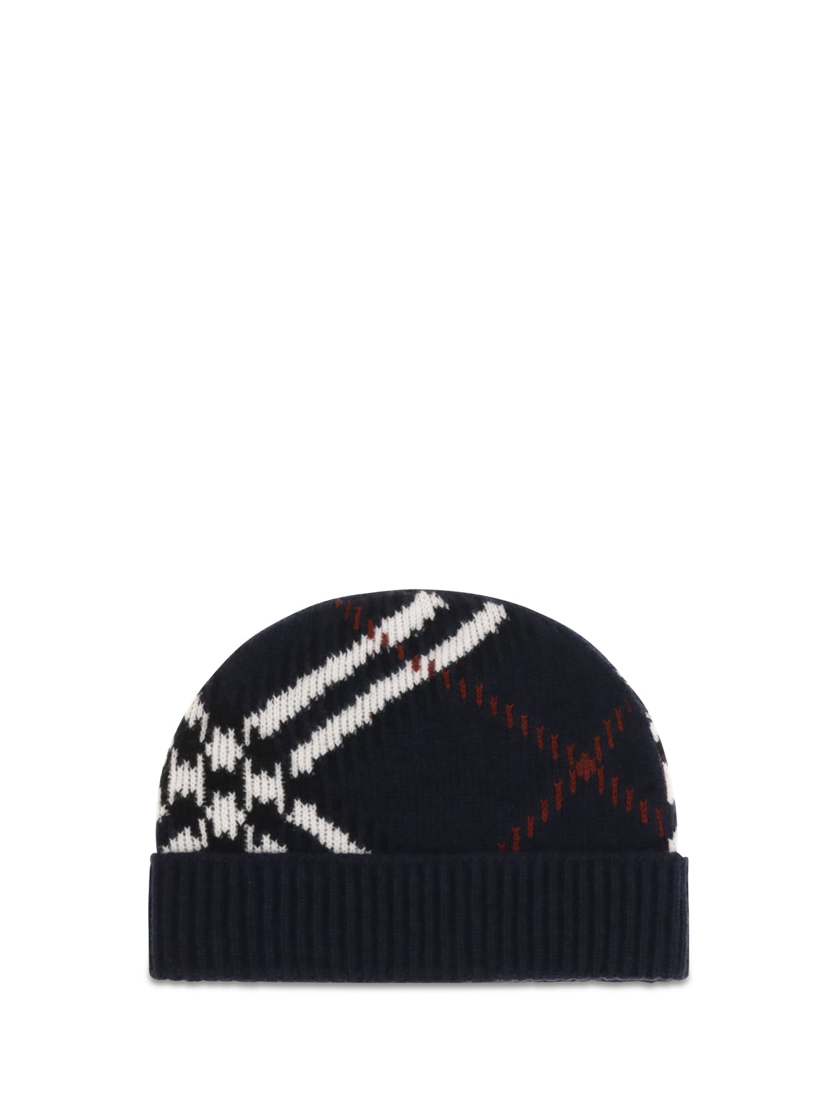 Burberry Women Check Cashmere-Blend Beanie BURBERRY