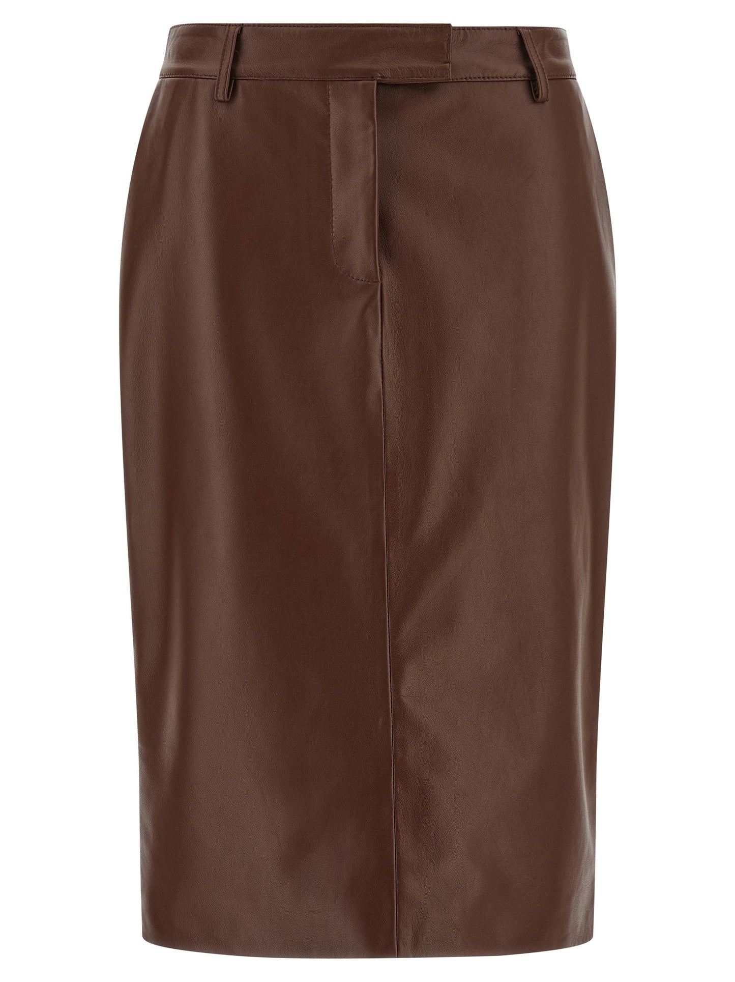 Giuseppe Di Morabito Women Leather Skirt GIUSEPPE DI MORABITO