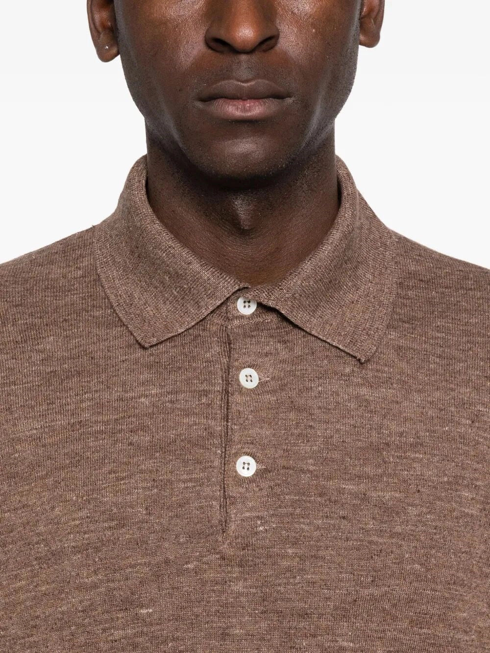 Brunello Cucinelli Men Knit Polo BRUNELLO CUCINELLI