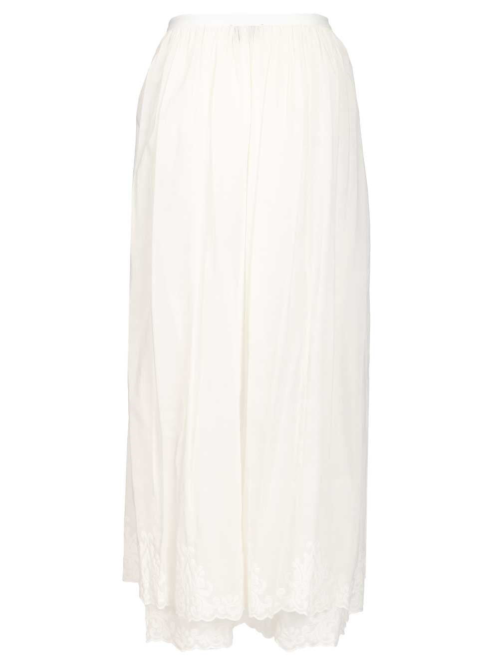Forte_Forte Women Embroidered Voile Long Skirt FORTE FORTE