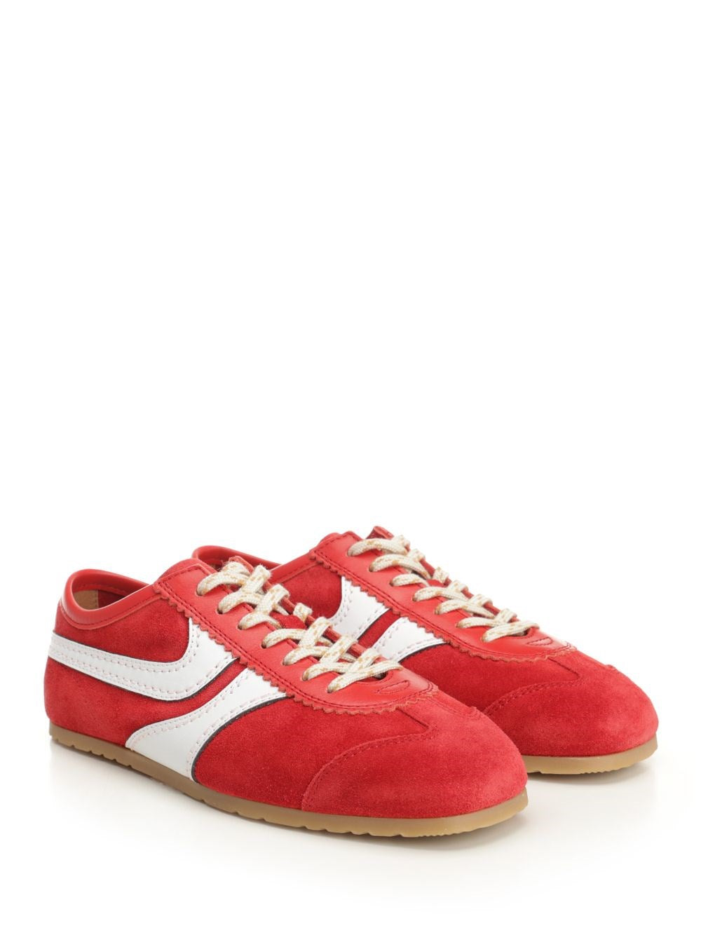 Dries Van Noten Women Leather And Suede Sneakers DRIES VAN NOTEN