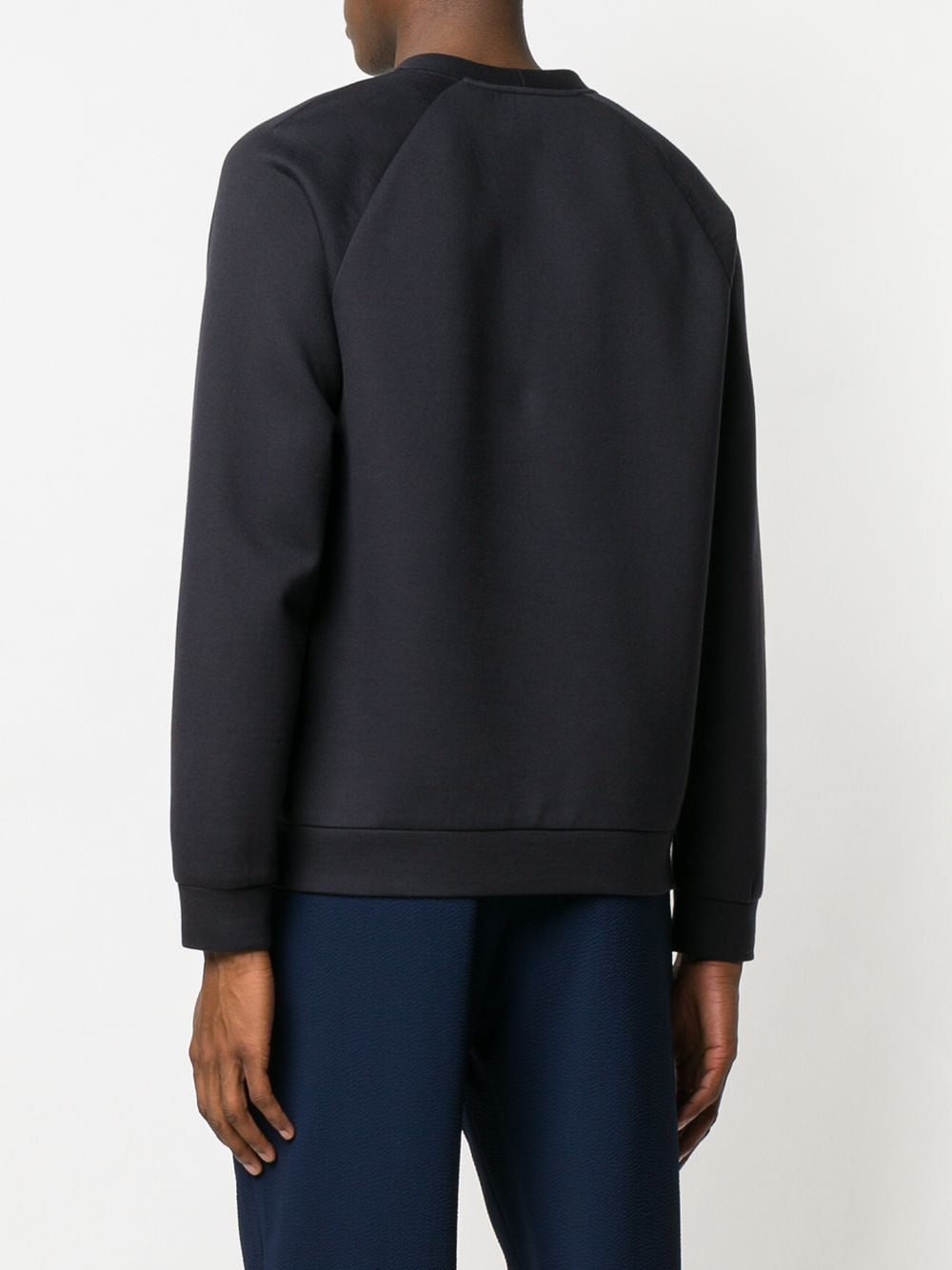 Giorgio Armani Men Borgonuovo 11 Cotton Double Jersey Sweatshirt GIORGIO ARMANI