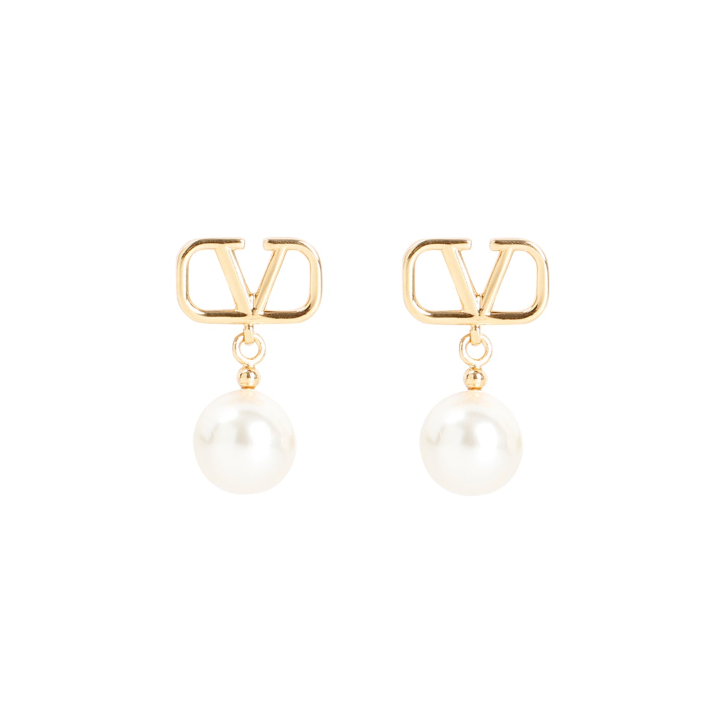 Valentino Garavani Vlogo Signature Pearl Earrings Women VALENTINO GARAVANI