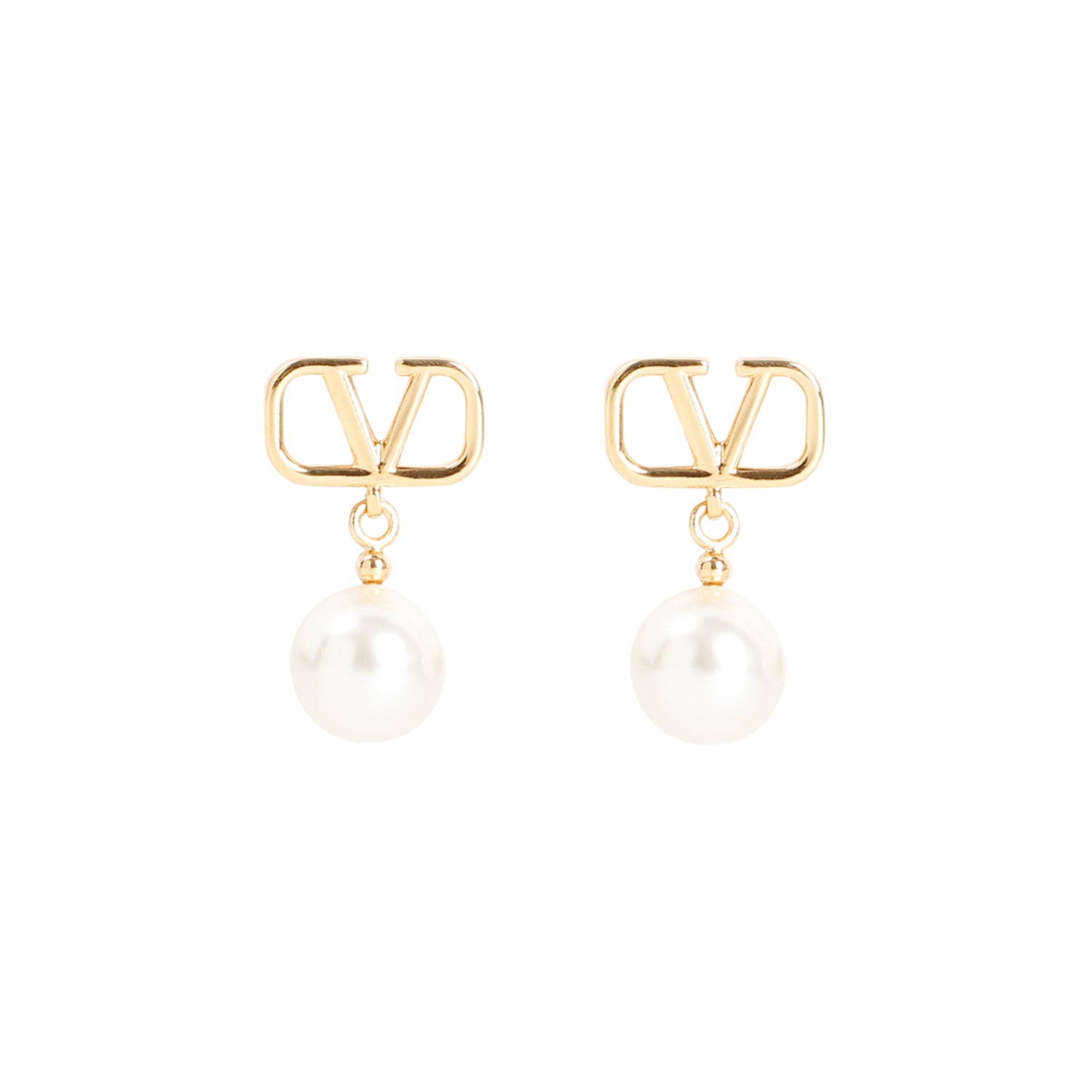 Valentino Garavani Vlogo Signature Pearl Earrings Women VALENTINO GARAVANI
