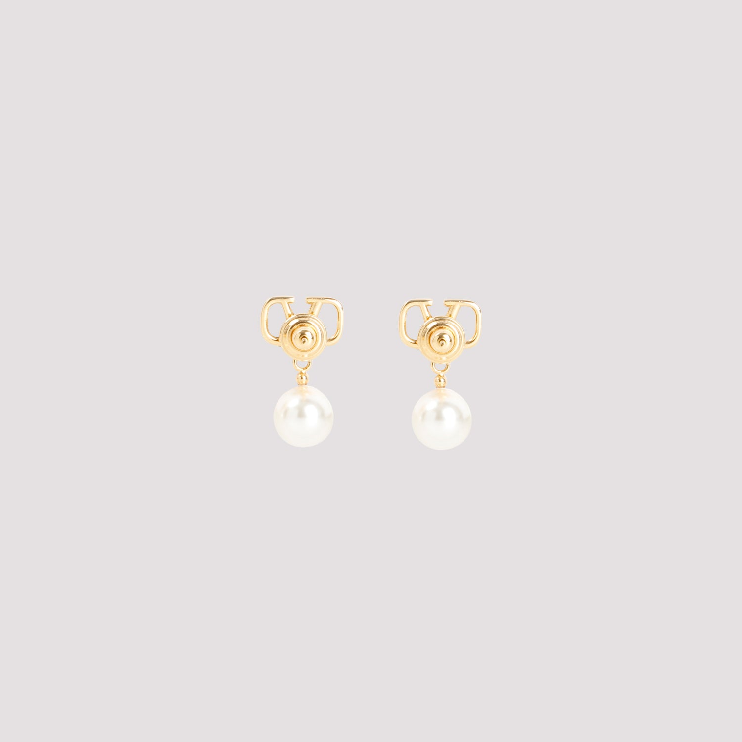 Valentino Garavani Vlogo Signature Pearl Earrings Women VALENTINO GARAVANI