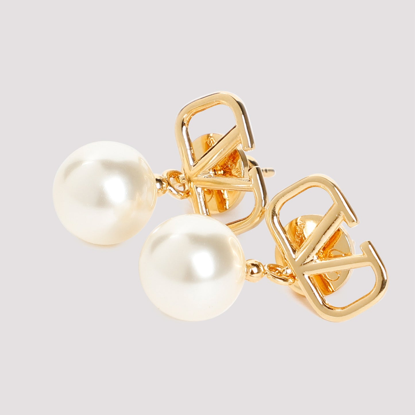 Valentino Garavani Vlogo Signature Pearl Earrings Women VALENTINO GARAVANI