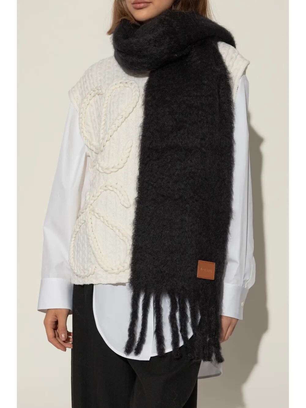 Loewe Women Brushed-Finish Scarf LOEWE