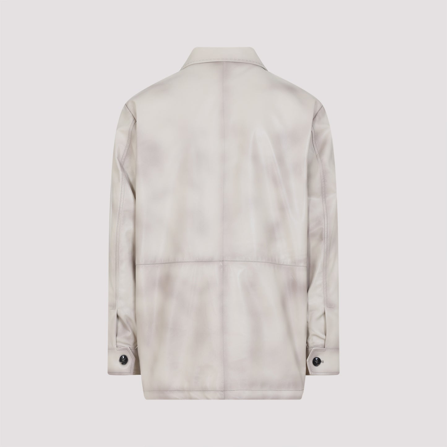 Kiton Lamb Leather Jacket Men KITON