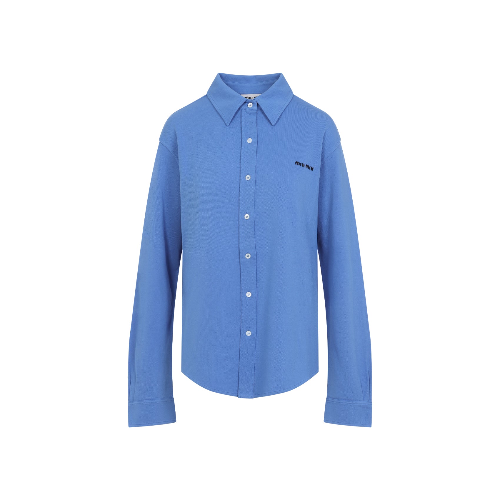 Miu Miu Piquet Shirt Women MIU MIU
