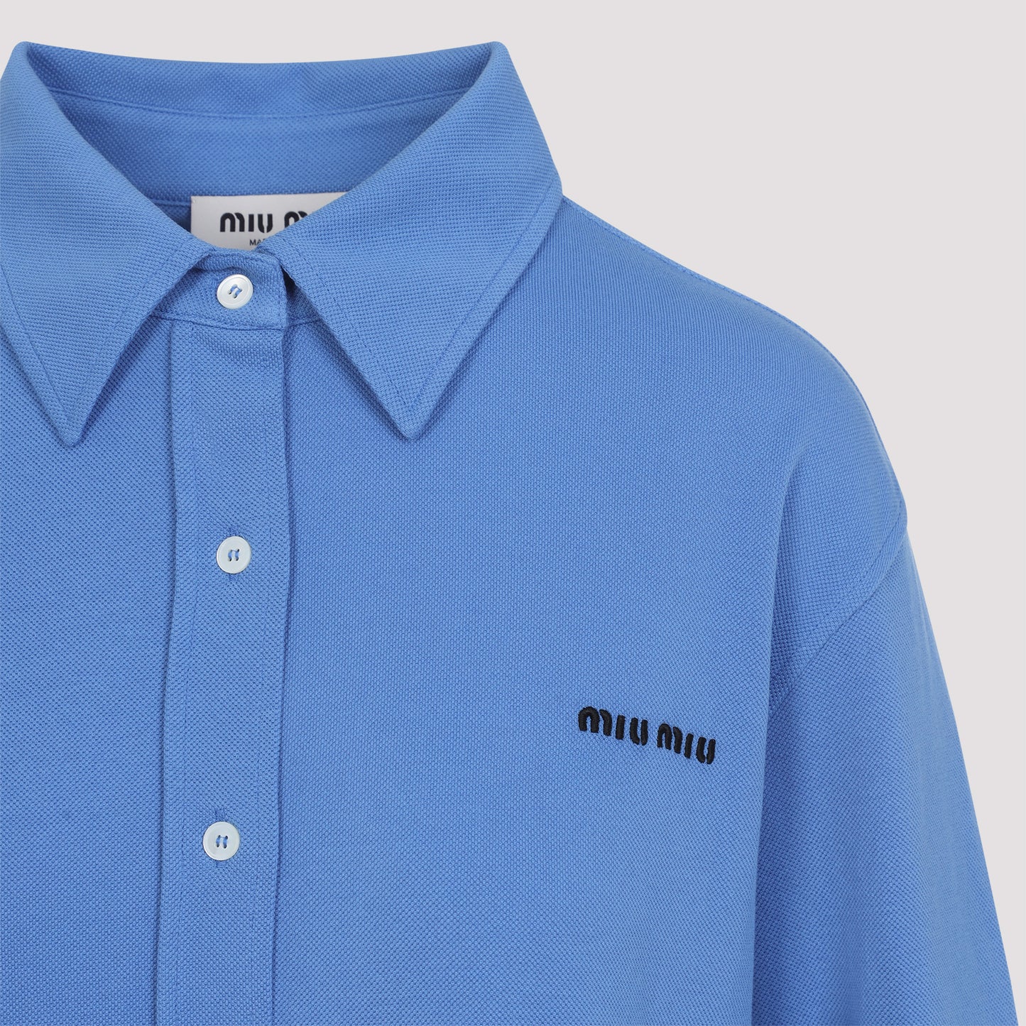 Miu Miu Piquet Shirt Women MIU MIU