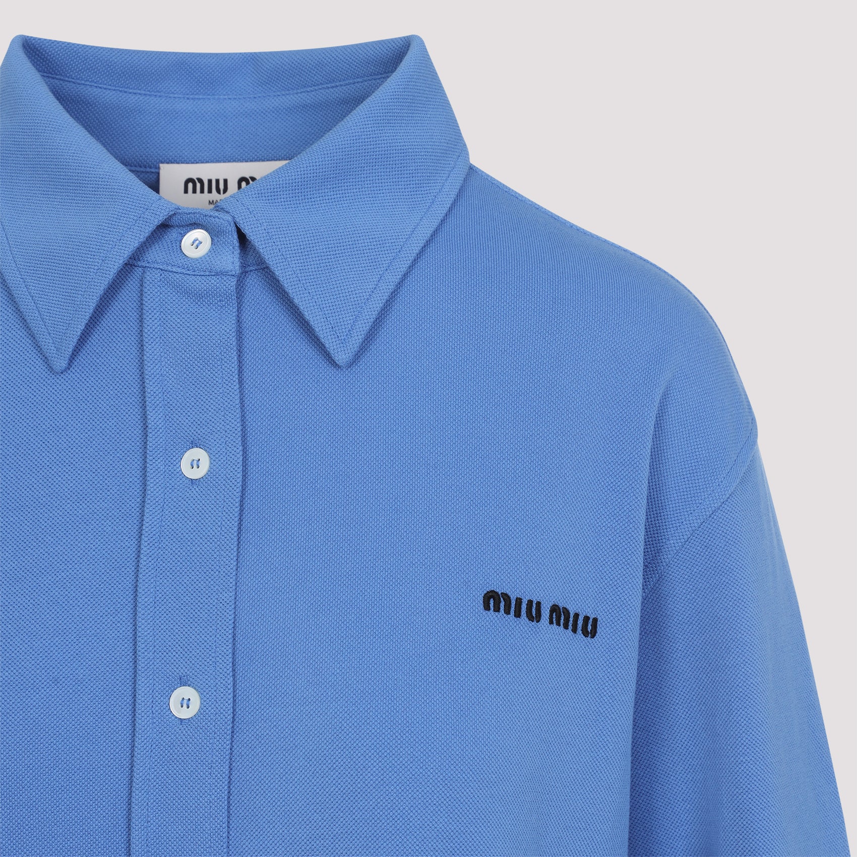 Miu Miu Piquet Shirt Women MIU MIU