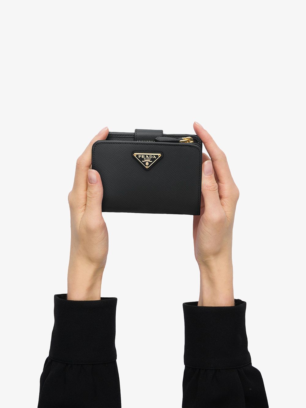 Prada Women Portafoglio Piccolo In Saffiano PRADA